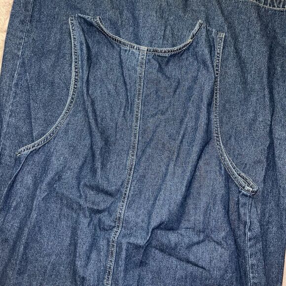 Lindsey Michelle american flag jumper denim maxi dress womens size medium - Picture 7 of 7